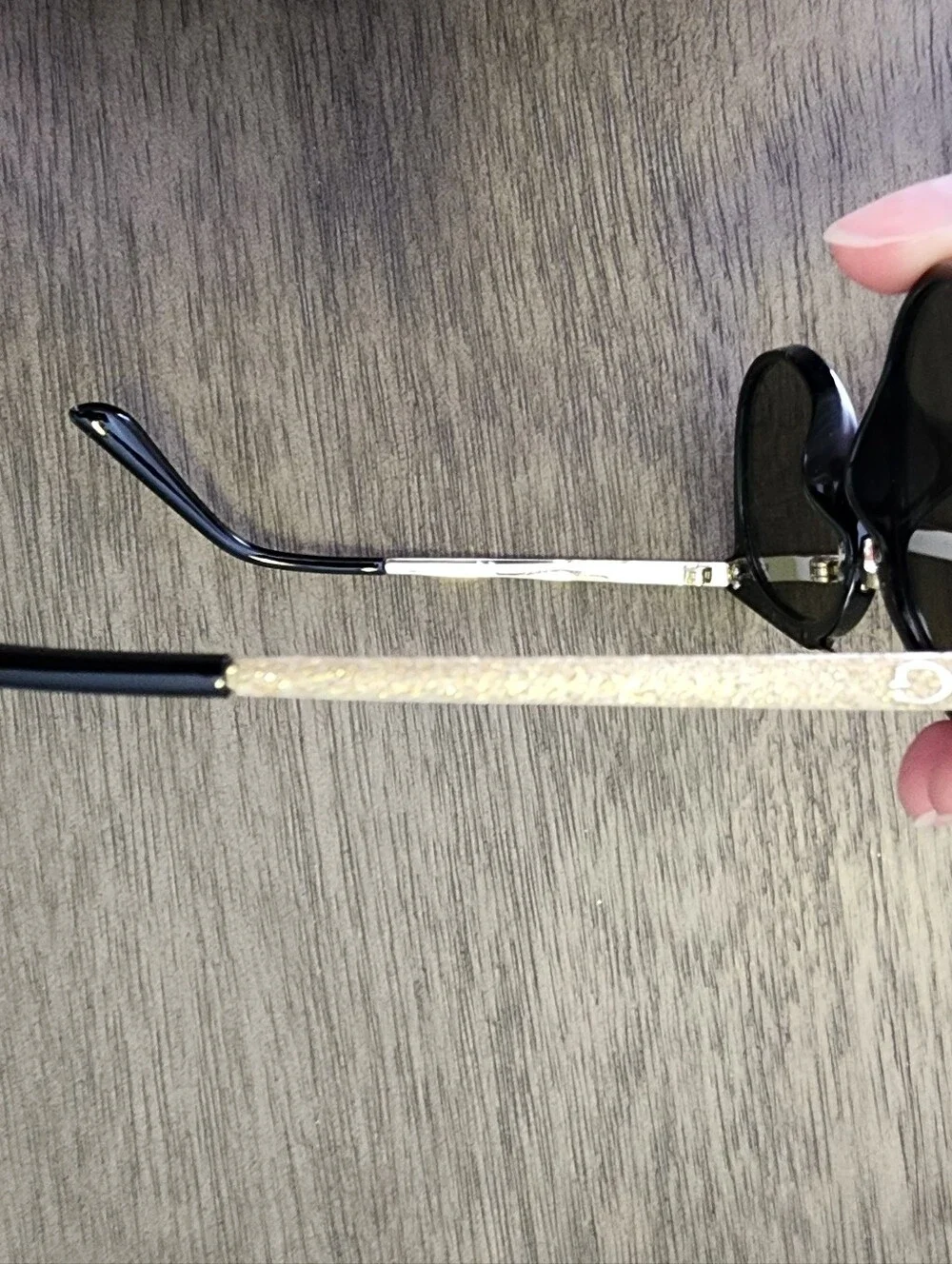GUESS Black Frame Sunglasses with Brown Lenses